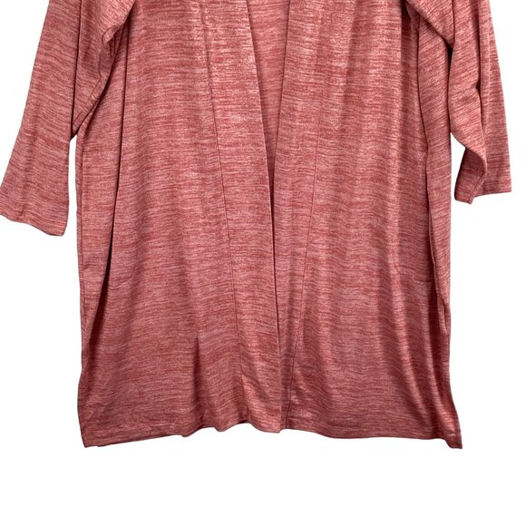 Lands End Womens Open Front Cardigan‎ Size 3X 24W-26W Sweater Long - Picture 4 of 9